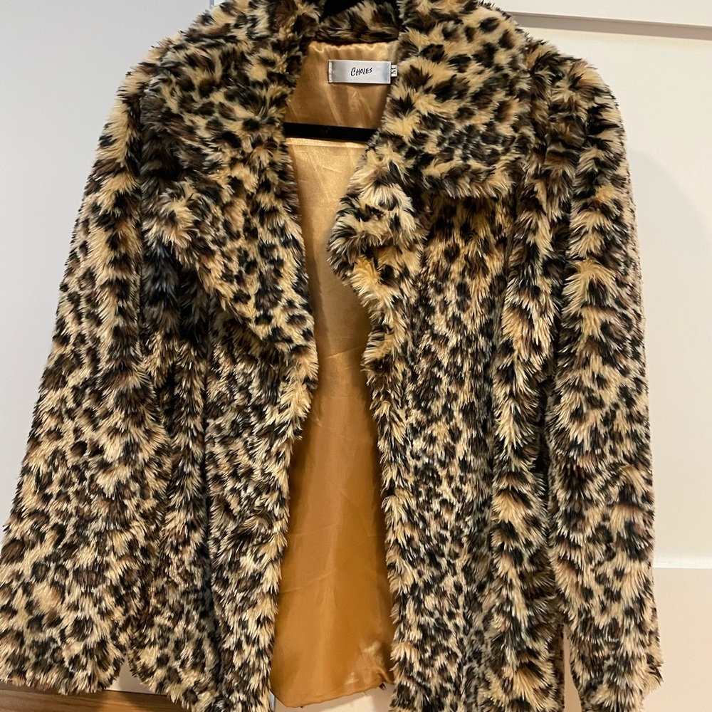 Cheetah fur coat